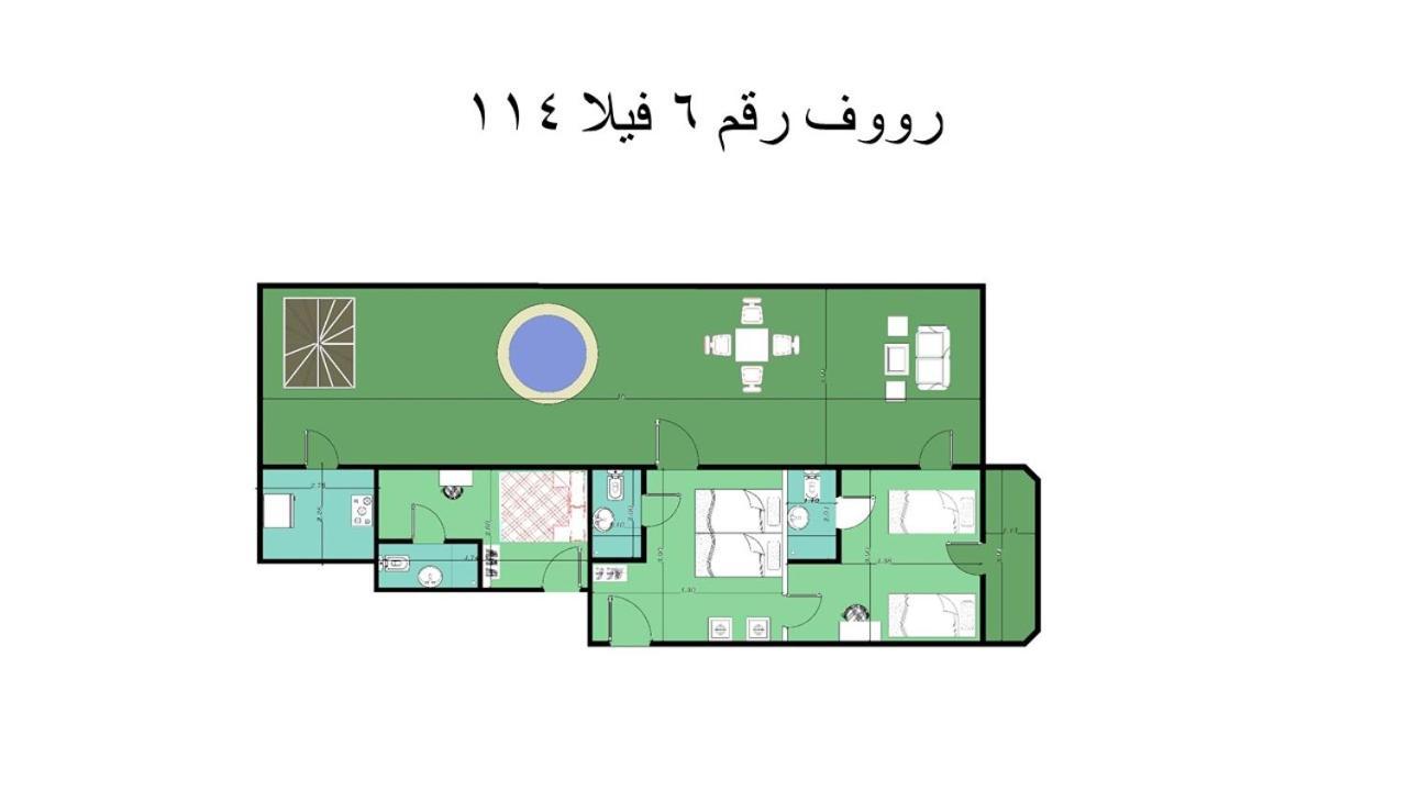 אל עלמיין Roof 5 Or 6 3 Bedrooms Sea View 114Green Beach מראה חיצוני תמונה